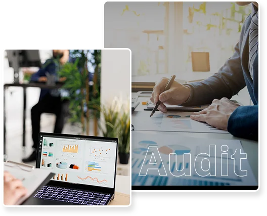 Dashboard showing procurement audit and spend analysis